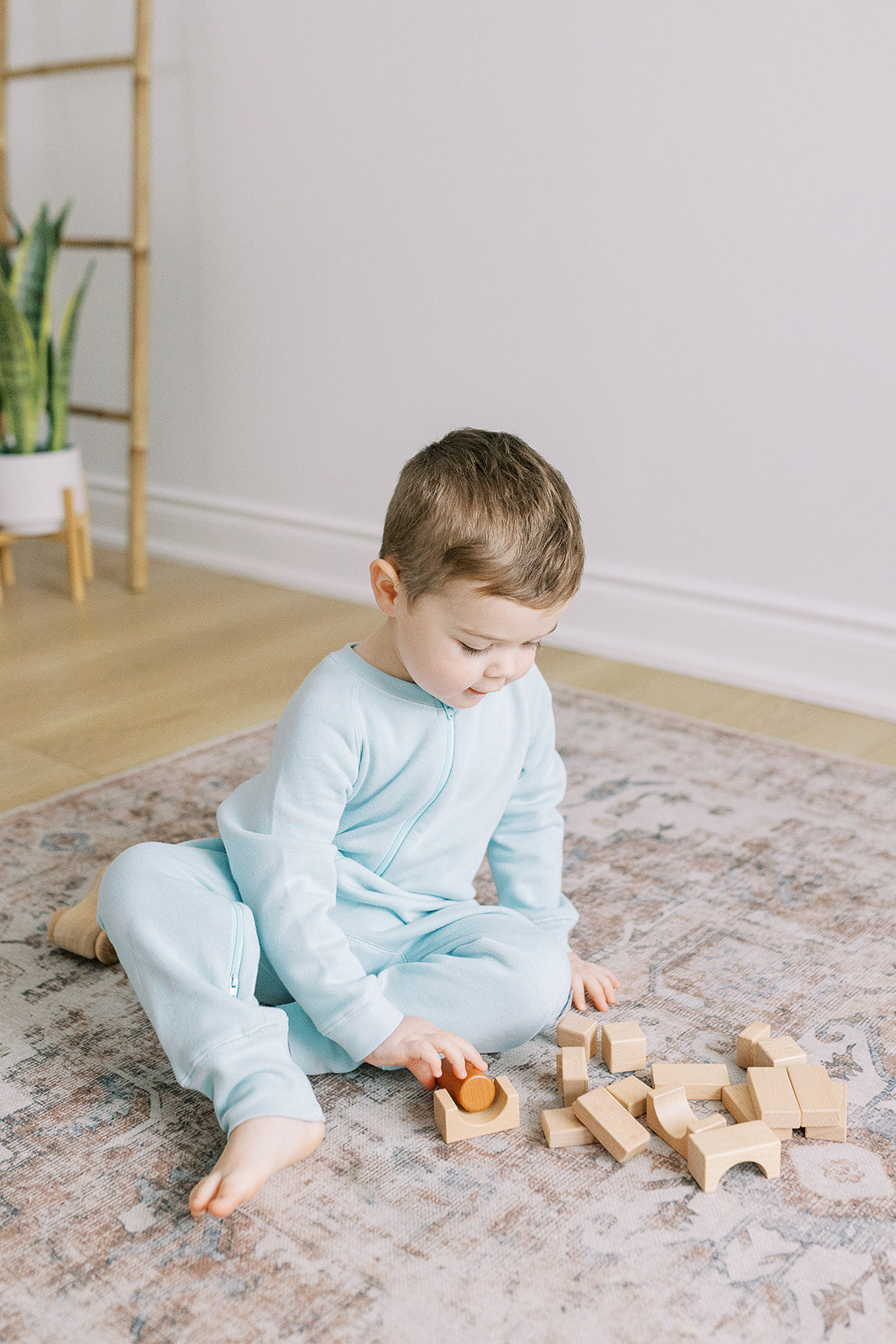 ORGANIC FLEECE ZIPPER ROMPER COTTON